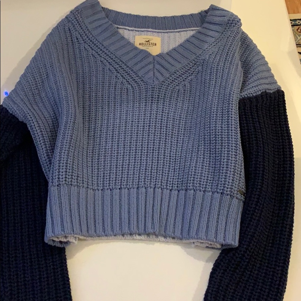Chunky color block sweater never worn with tags